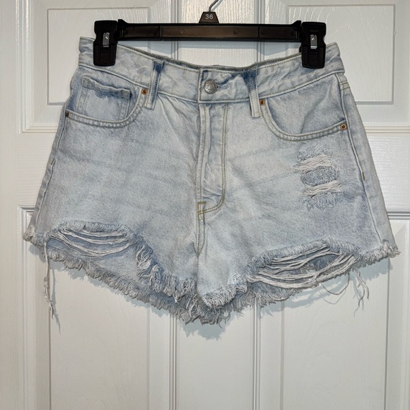 PacSun Pants - PacSun Blue Jean Shorts Distressed High-Rise Festival. Size 26
